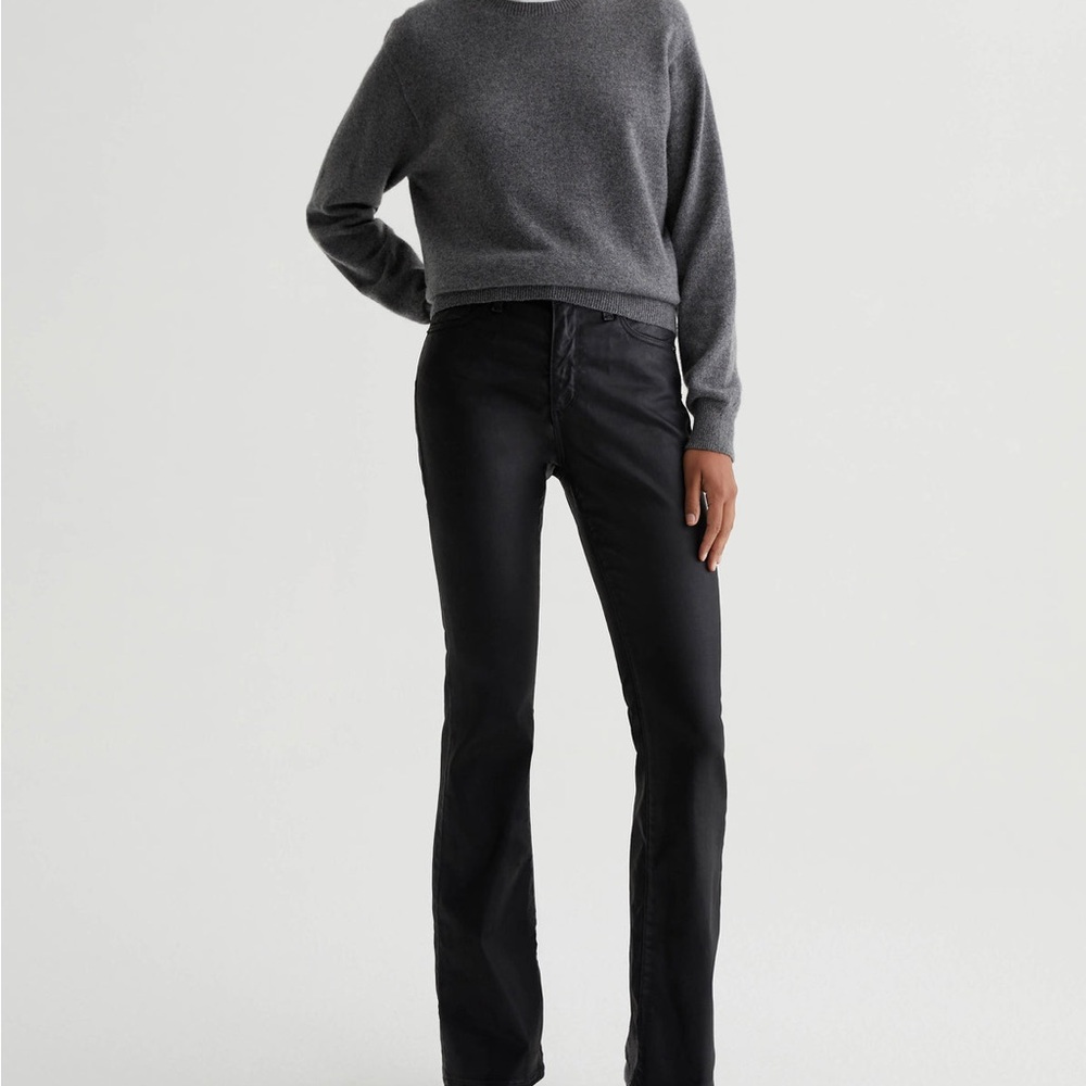 BNWT AG Jeans Farrah Boot in Black Leatherette